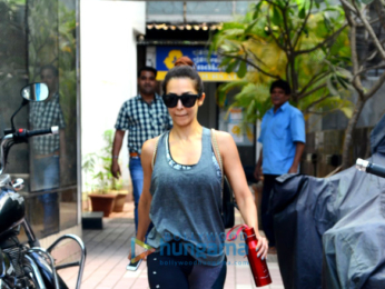 Malaika Arora snapped at the gym