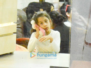 Manyata Dutt snapped with her daughter at a salon