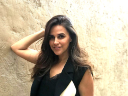 Neha Dhupia snapped on sets of the Vogue BFFs show