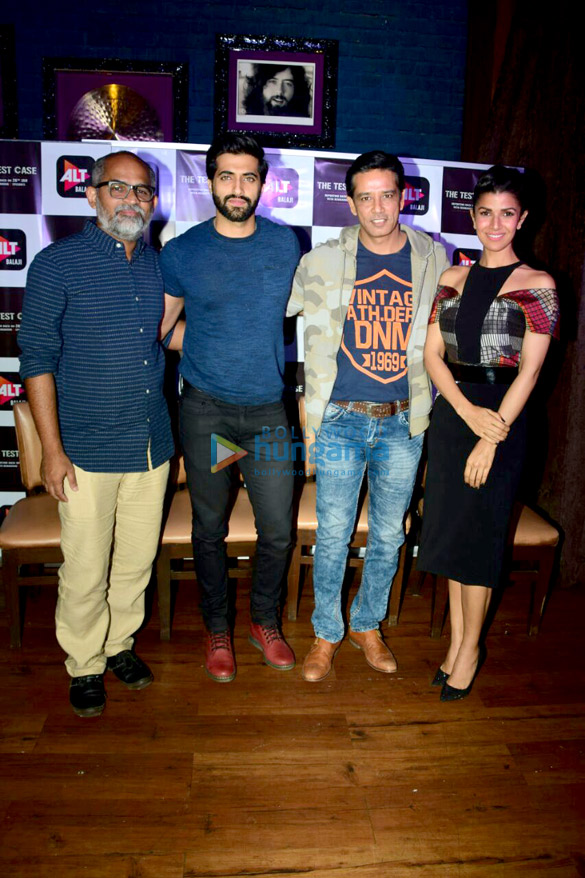 nimrat kaur and the cast of the test case snapped promoting their web series 1