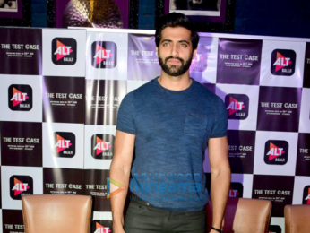 Nimrat Kaur and the cast of The Test Case snapped promoting their web series