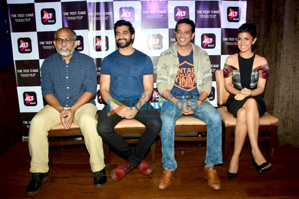 nimrat kaur and the cast of the test case snapped promoting their web series 6