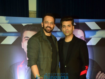Press conference of India's Next Superstars with judges Karan Johar and Rohit Shetty