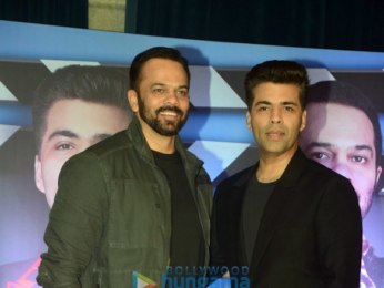 Press conference of India's Next Superstars with judges Karan Johar and Rohit Shetty