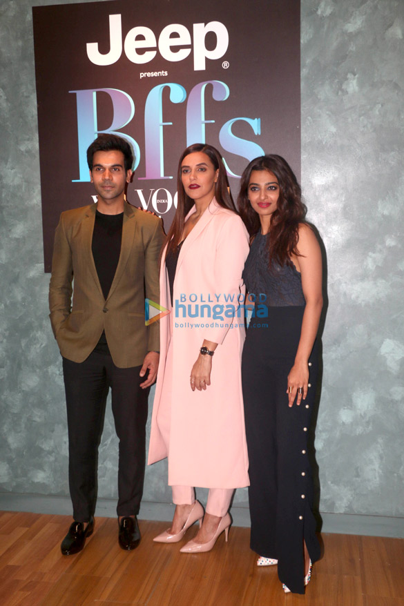 Rajkummar Rao, Radhika Apte, Neha Dhupia snapped on Vogue BFFs set