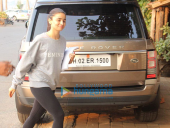 Ranveer Singh and Alia Bhatt snapped at Zoya Akhtar's residence