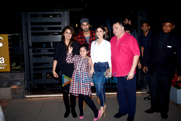 Ranbir Kapoor spotted with family at Yauatcha Ranbir Kapoor spotted with family at Yauatcha