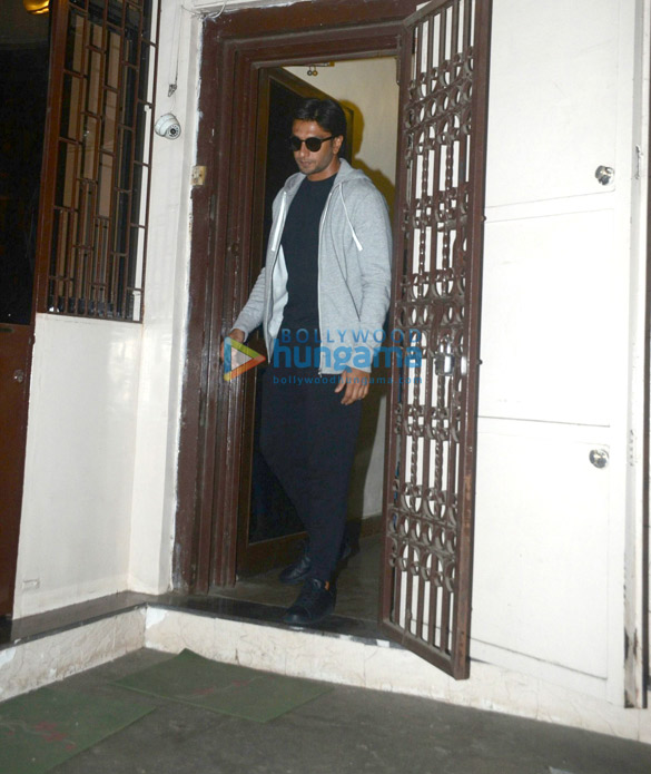 Ranveer Singh snapped at a recording studio in Bandra