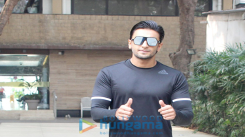 Ranveer Singh spotted at the gym