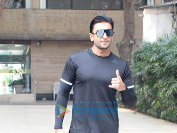 Ranveer Singh spotted at the gym