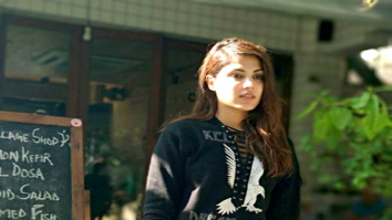 Rhea Chakraborty snapped post lunch