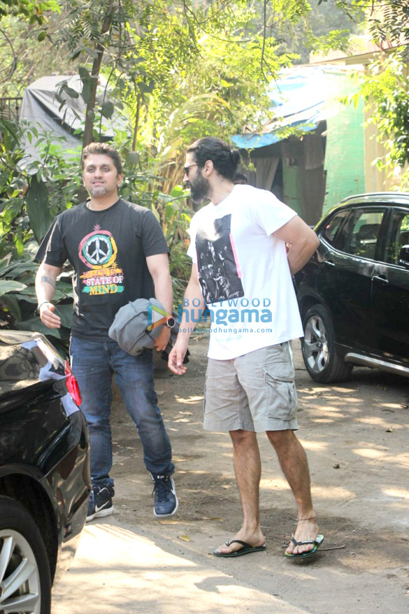 riteish deshmukh and aditya roy kapur attend a meeting in bandra 3