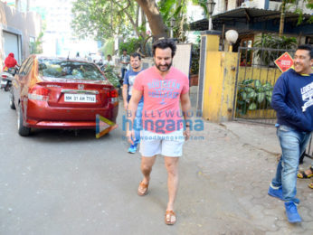 Saif Ali Khan spotted in Bandra
