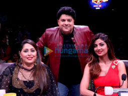 Sajid Khan snapped on sets of Super Dancer