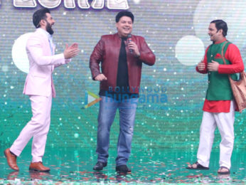 Sajid Khan snapped on sets of Super Dancer