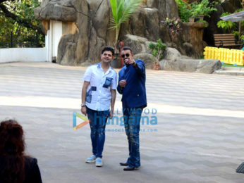Sanjay Dutt snapped at a photoshoot with Dabboo Ratnani