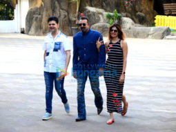 Sanjay Dutt snapped at a photoshoot with Dabboo Ratnani