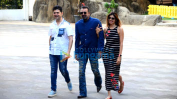 Sanjay Dutt snapped at a photoshoot with Dabboo Ratnani
