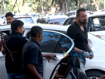 Sanjay Dutt spotted at Vishesh Films in Khar