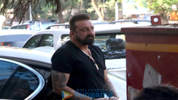 Sanjay Dutt spotted at Vishesh Films in Khar