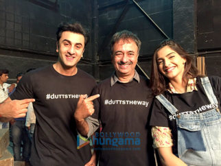 On The Sets Of The Movie Sanjay Dutt's Biopic