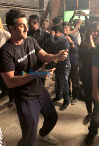 On The Sets Of The Movie Sanjay Dutt’s Biopic