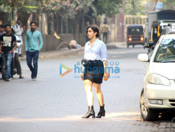 Sanya Malhotra snapped in Mumbai