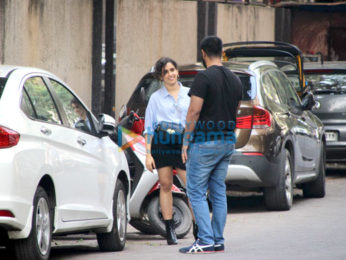 Sanya Malhotra snapped in Mumbai