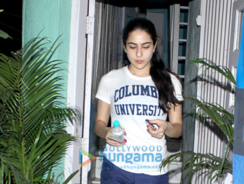 Sara Ali Khan spotted after yoga session in Bandra