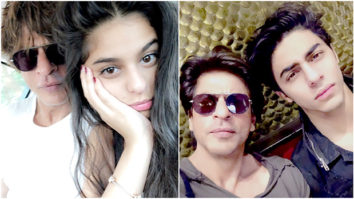 Shah Rukh Khan bids goodbye to Suhana Khan and Aryan Khan as they leave for their school