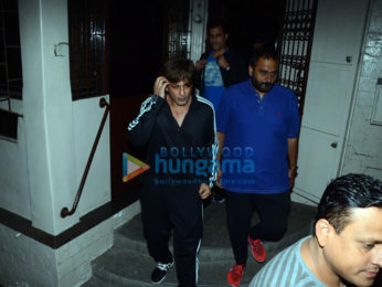 Shah Rukh Khan snapped at a recording studio in Bandra