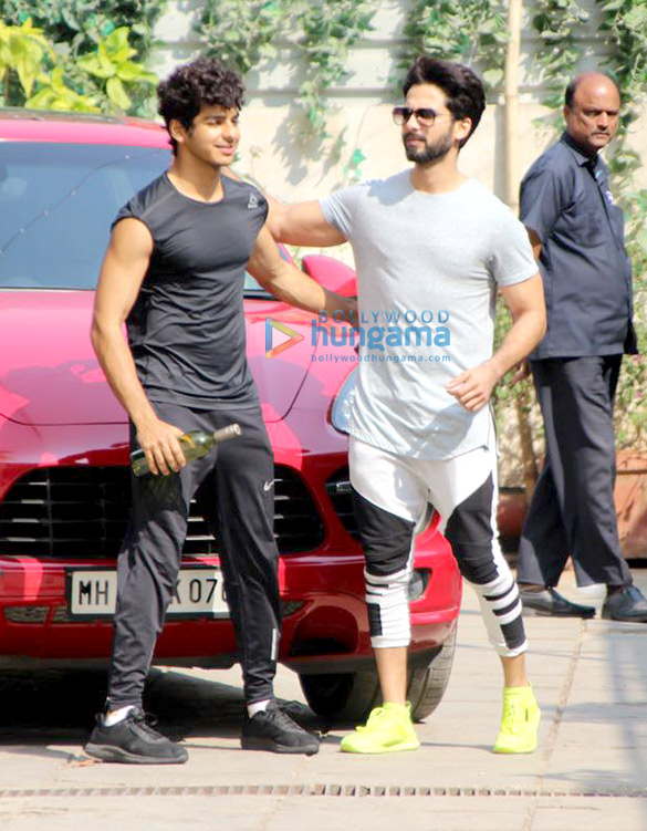 shahid kapoor and ishaan khatter snapped at the gym 5