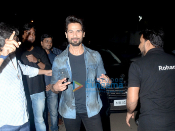 Shahid Kapoor spotted at Chandan Cinema in Juhu