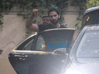 Shahid Kapoor spotted outside the gym