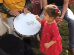 WATCH: Shahid Kapoor’s daughter Misha Kapoor enjoys playing with the drums