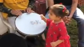 WATCH: Shahid Kapoor’s daughter Misha Kapoor enjoys playing with the drums