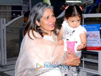 Shahid Kapoor's daughter Misha snapped with her grandmother going to school