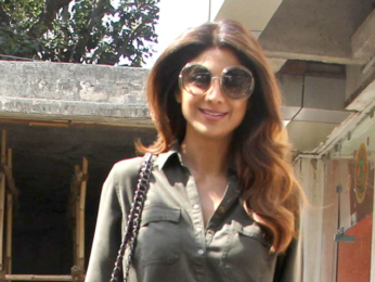 Shilpa Shetty spotted at a clinic in Bandra
