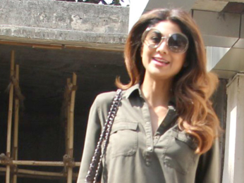 Shilpa Shetty spotted at a clinic in Bandra