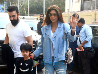 Shilpa Shetty spotted with her family PVR, Juhu
