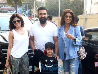 Shilpa Shetty spotted with her family PVR, Juhu