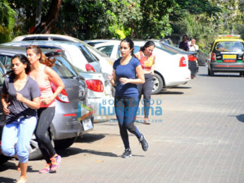 Shraddha Kapoor spotted jogging in Bandra