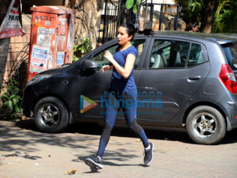 Shraddha Kapoor spotted jogging in Bandra