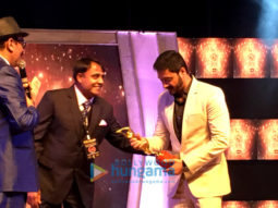 Shreyas Talpade wins the Best Debut Director Award for 'Poster Boys' at Kalakar Awards in Kolkata