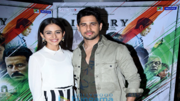 Sidharth Malhotra and Rakul Preet promote ‘Aiyaary’