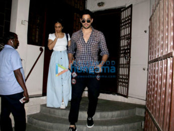 Sidharth Malhotra spotted at Shanker Mahadevan's dubbing studio