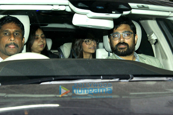 sonam kapoor rhea kapoor spotted at padman screening at sunny super sound in juhu 3