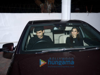 Sophie Choudry, Karan Tacker snapped at Manish Malhotra's home