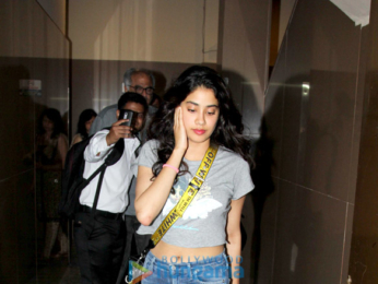 Sridevi, Janhvi Kapoor & Ishaan Khattar snapped at Juhu PVR