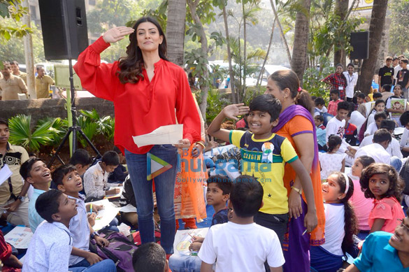 Sushmita Sen and Rouble Nagi snapped attending a Republic Day celebration Sushmita Sen and Rouble Nagi snapped attending a Republic Day celebration